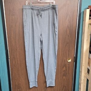 Lole Size L Grey High Waisted Jogger Lounge Pant